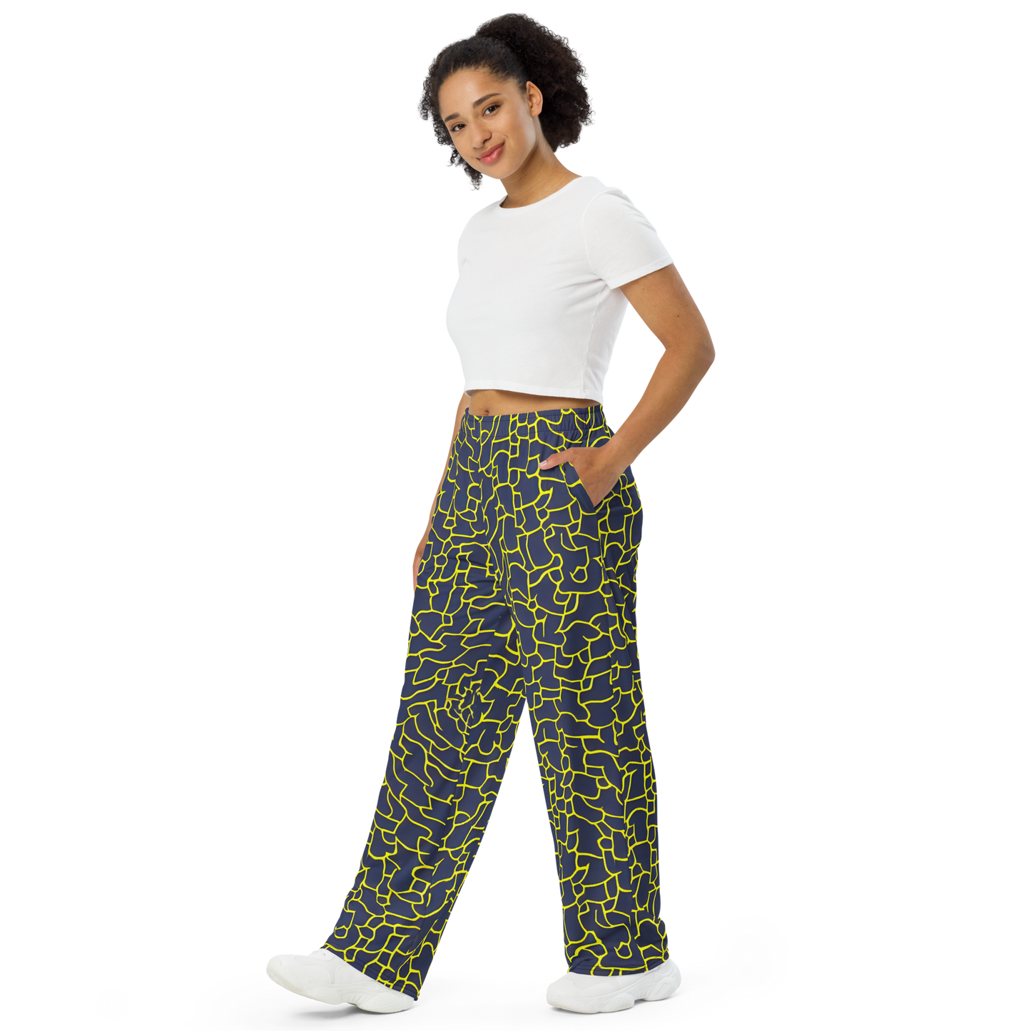 Wide-Leg Pants - Nightshade Maze