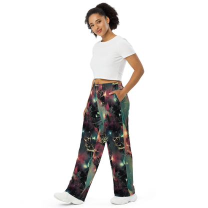 Wide-Leg Pants - Galactic Serpent