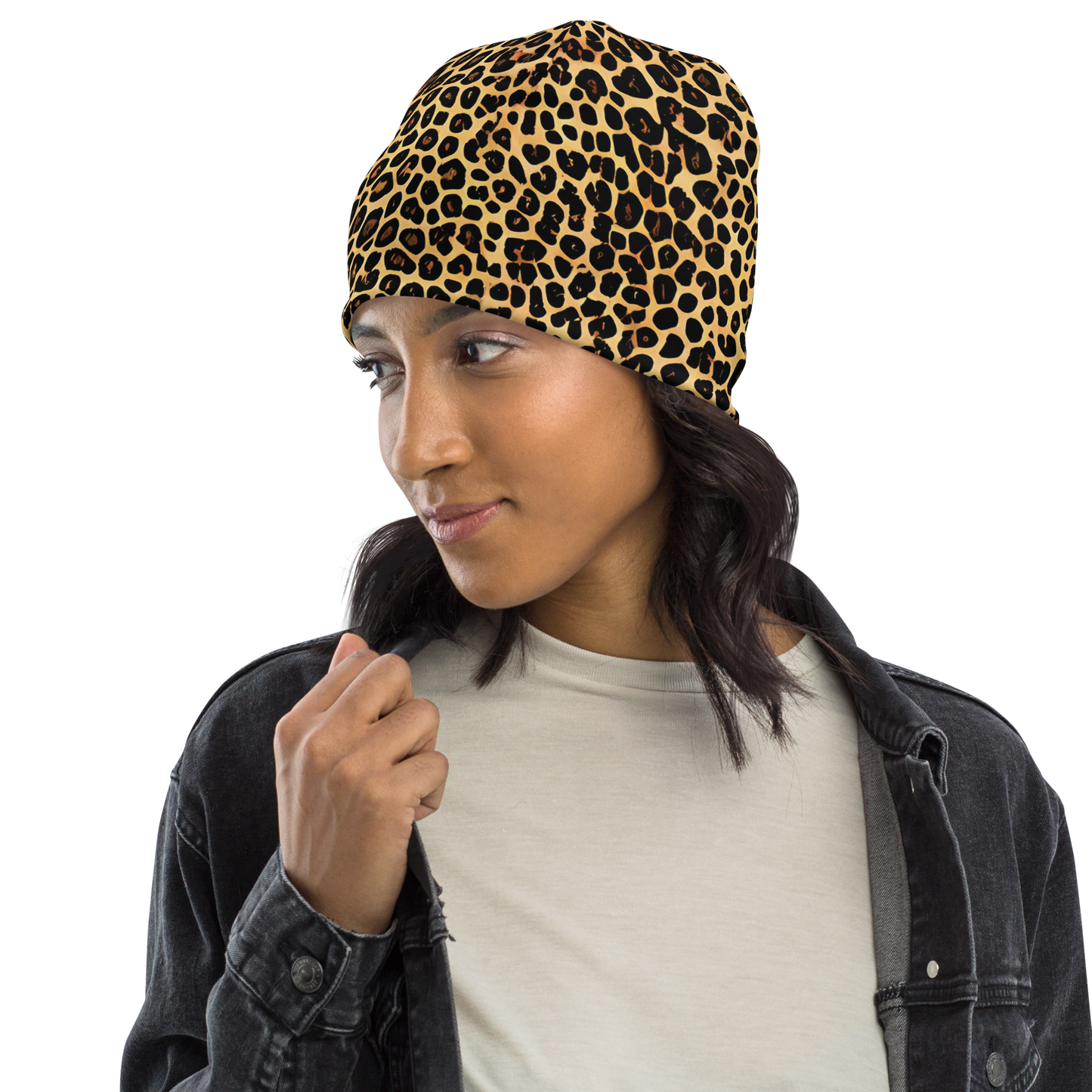 Beanie - Cheetah Mosaic