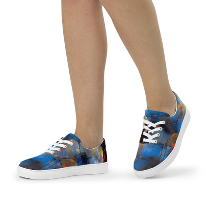 Women's Lace-Up Canvas Shoes - Neoblock Fusion