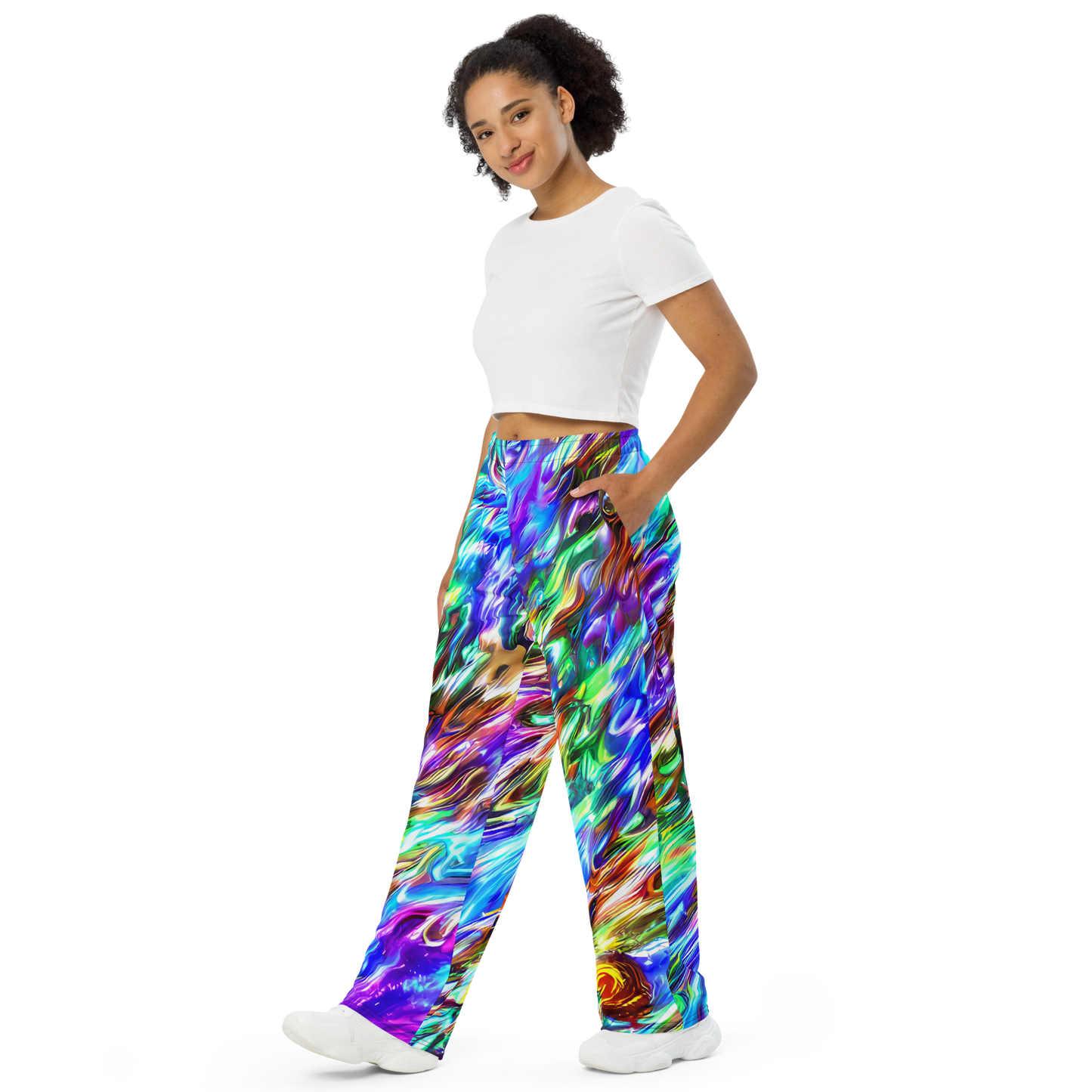 Wide-Leg Pants - Faini Whirlwind