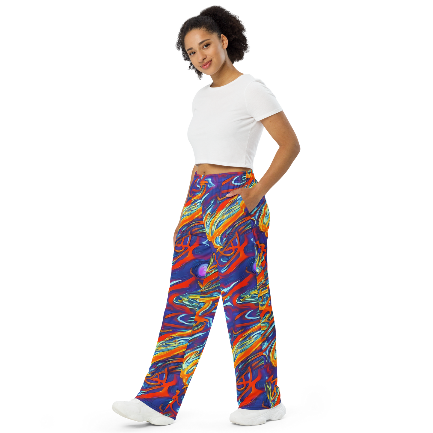 Wide-Leg Pants - Galactic Ember