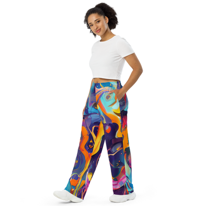 Wide-Leg Pants - Whimsical Fusion