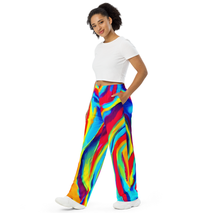 Wide-Leg Pants - Stael Swirls