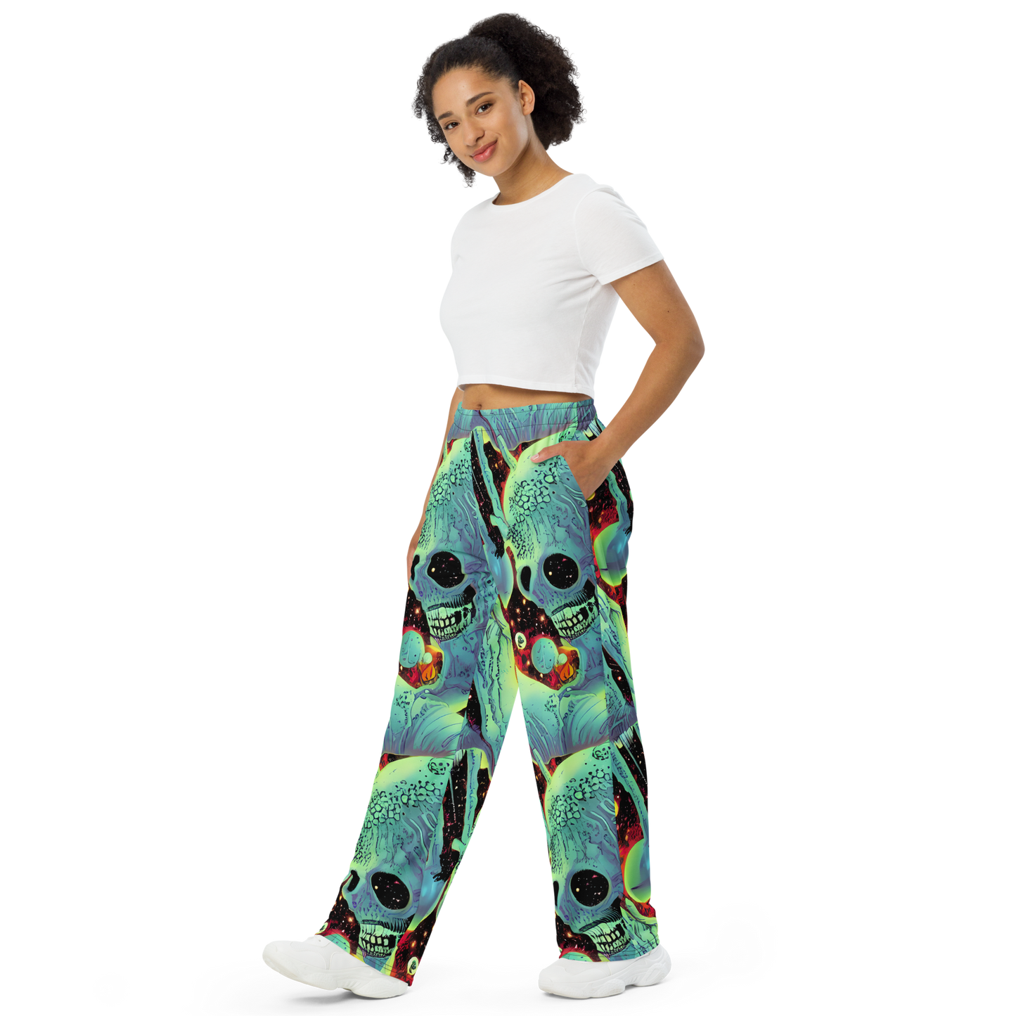 Wide-Leg Pants - Galactic Grotesque