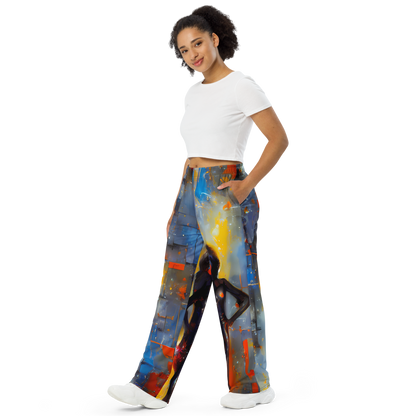 Wide-Leg Pants - Neoblock Fusion