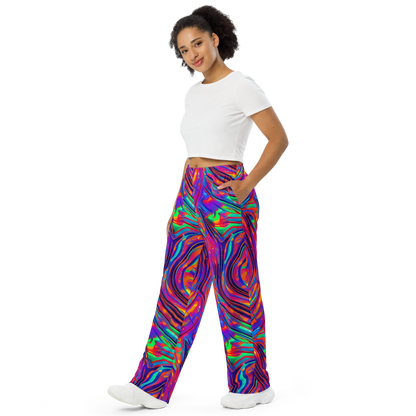 Wide-Leg Pants - Quantum Spiral