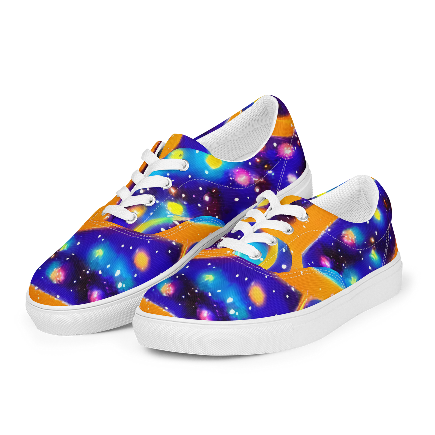 Men's Lace-Up Canvas Shoes - Epic Orbit