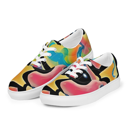 Men's Lace-Up Canvas Shoes - Midday Mirage