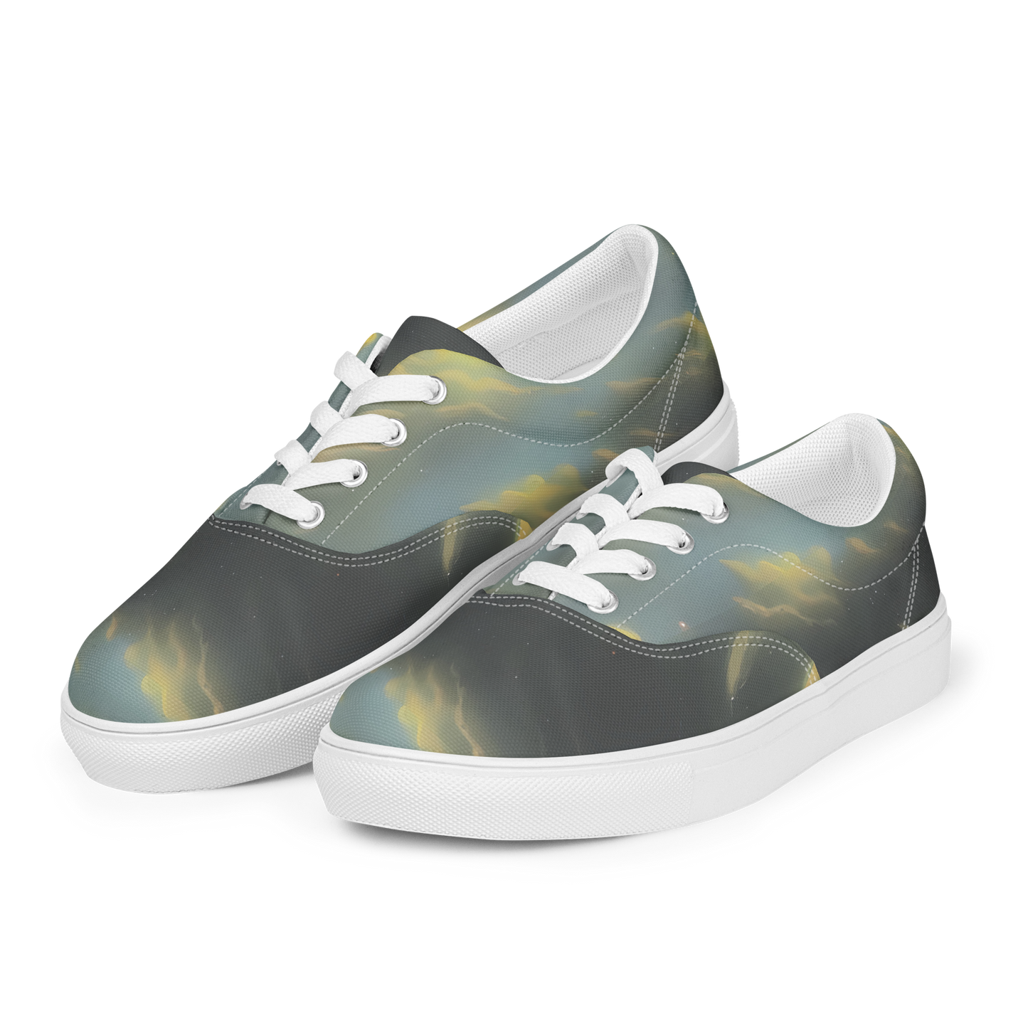 Women's Lace-Up Canvas Shoes - Dreamy Ascent