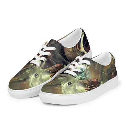 Women's Lace-Up Canvas Shoes - Chaos Crescendo
