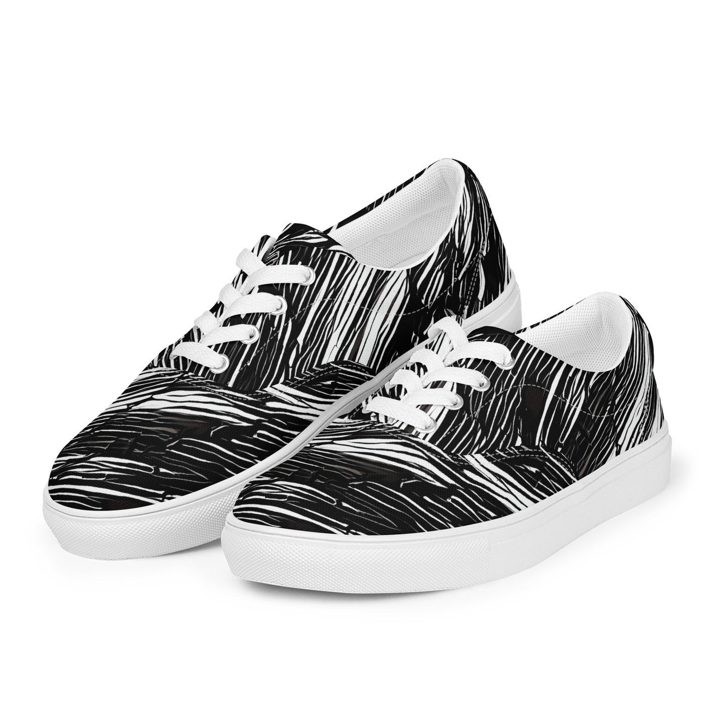 Women's Lace-Up Canvas Shoes - Ward's Whirlwind