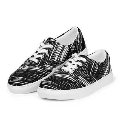 Women's Lace-Up Canvas Shoes - Ward's Whirlwind