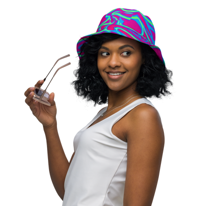 Reversible Bucket Hat - Aquatic Ember