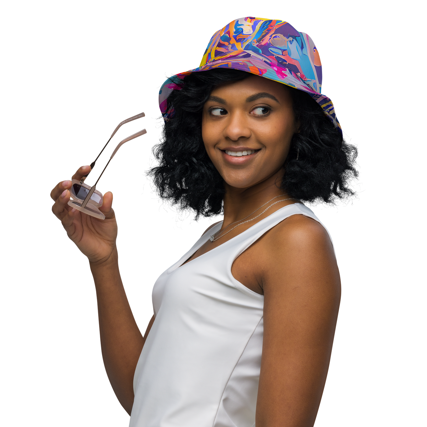 Reversible Bucket Hat - Vibrant Fusion