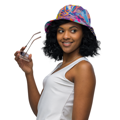 Reversible Bucket Hat - Vibrant Fusion