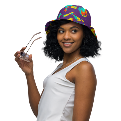 Reversible Bucket Hat - Cascading Prism