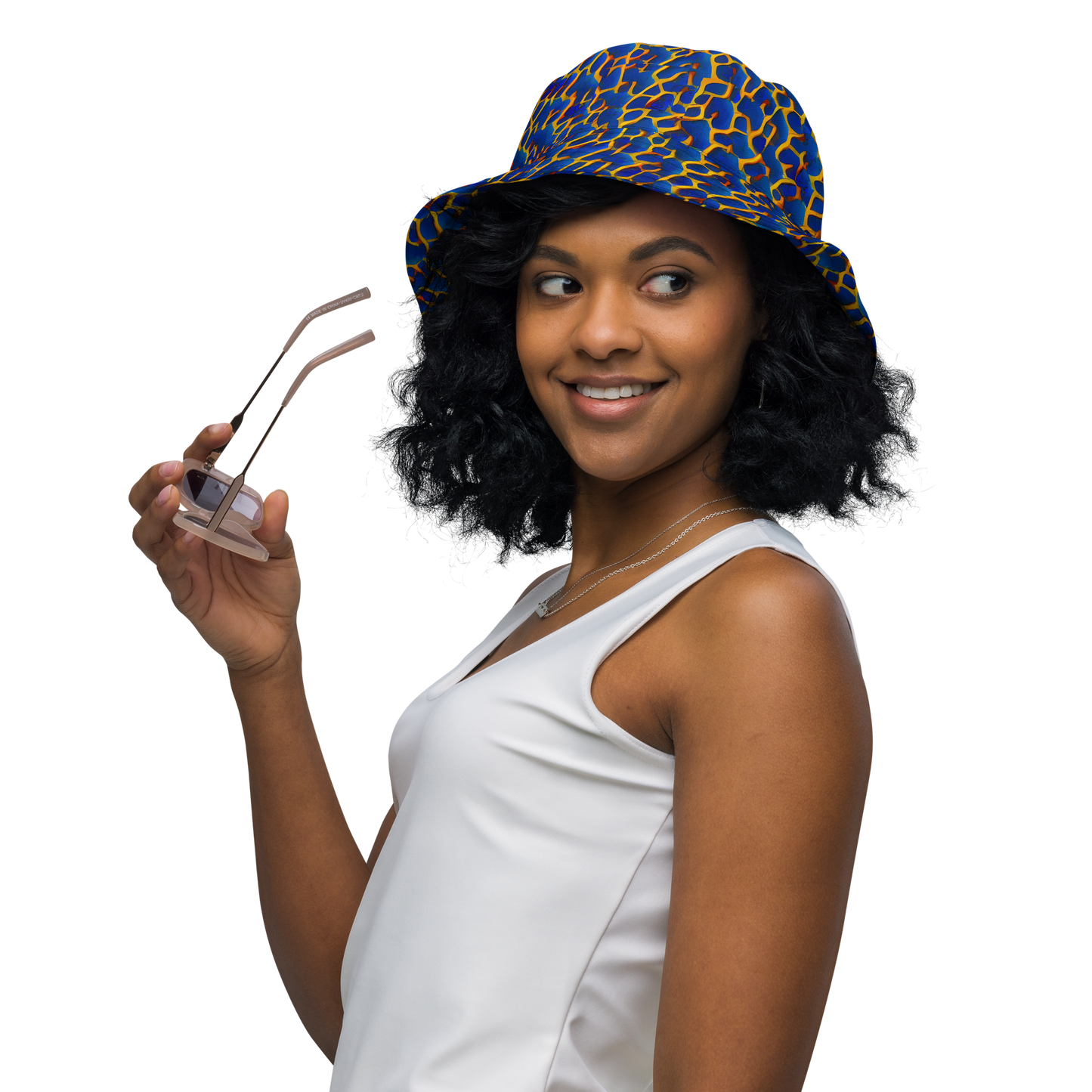 Reversible Bucket Hat - Crimson Creepers