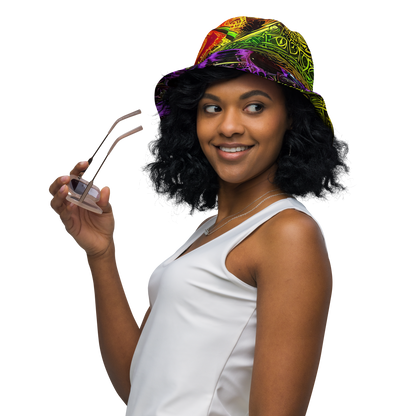 Reversible Bucket Hat - Neon Glyphworks