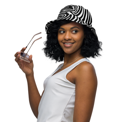 Reversible Bucket Hat - Vortex Veins