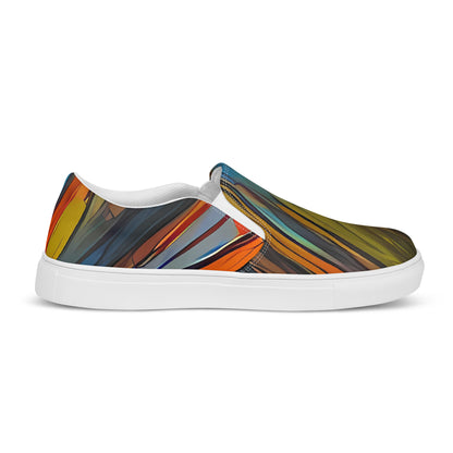 Women's Slip-On Canvas Shoes - Spectral Strands