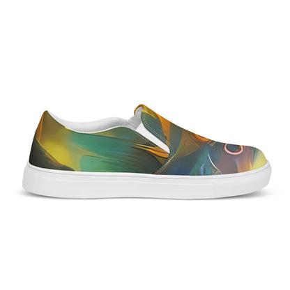 Women's Slip-On Canvas Shoes - Ethereal Glow