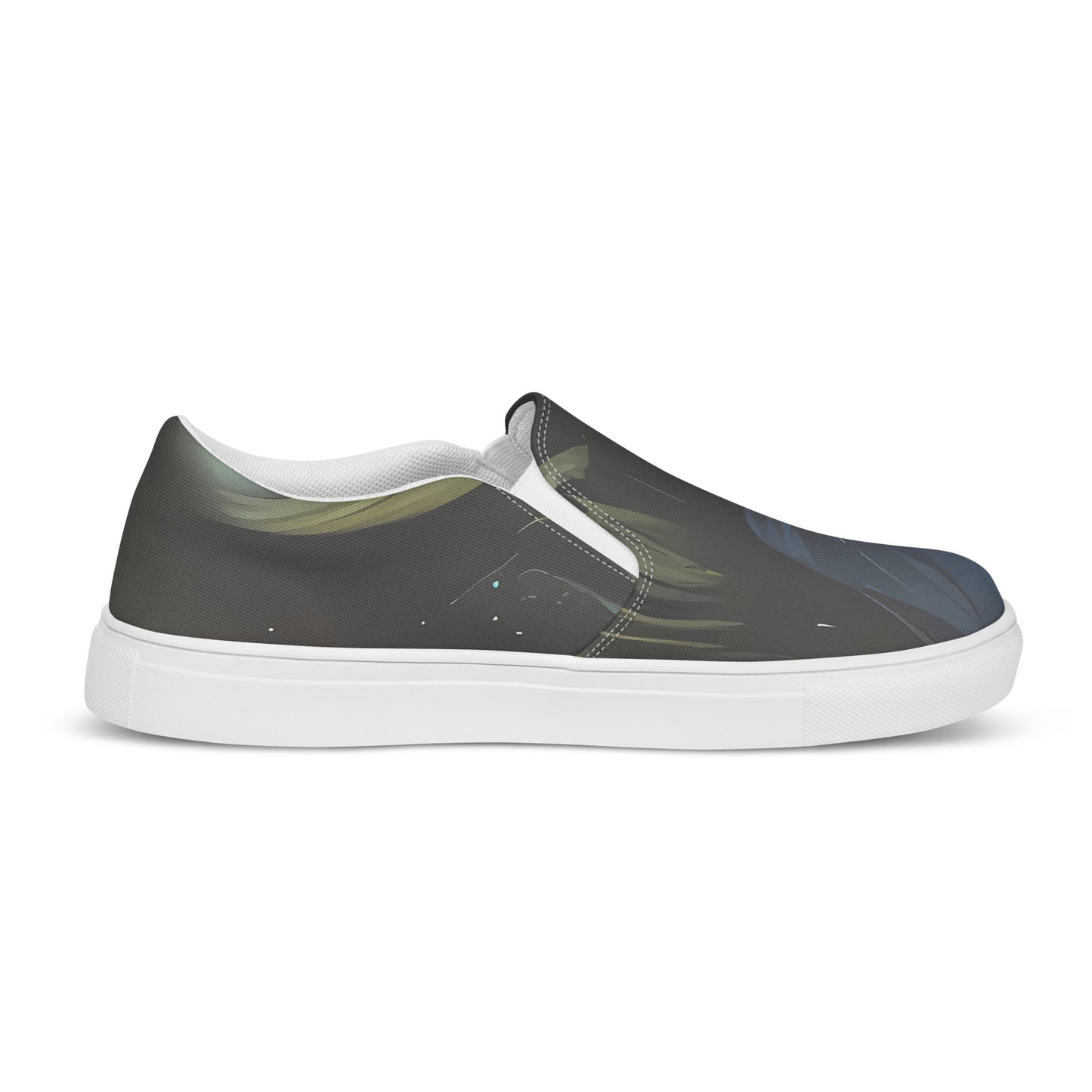 Women's Slip-On Canvas Shoes - Ethereal Echoes