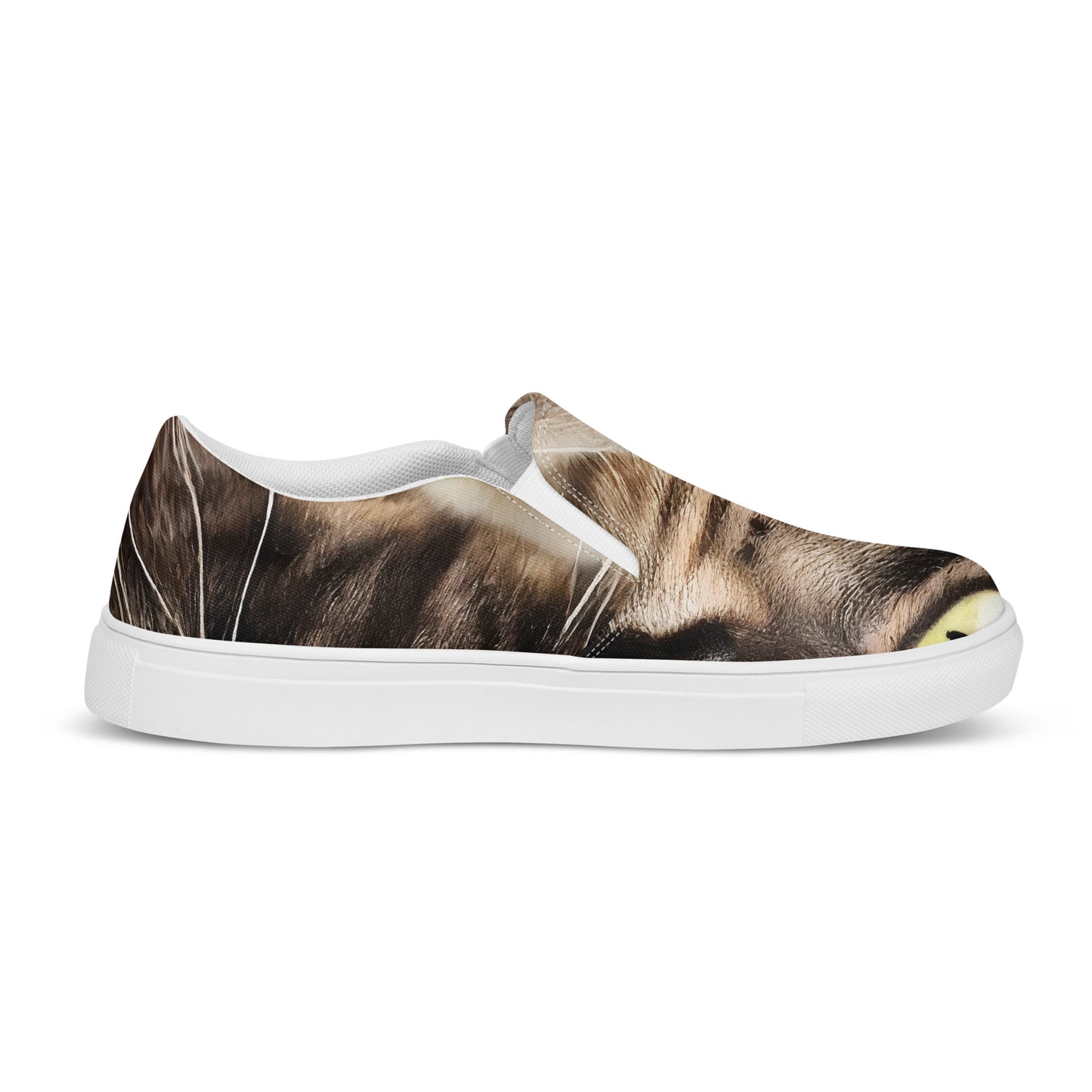 Women's Slip-On Canvas Shoes - Feline Reverie