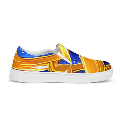 Women's Slip-On Canvas Shoes - Simonet Swirls