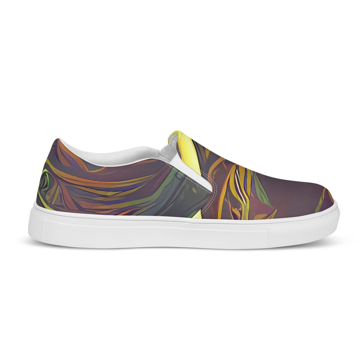 Women's Slip-On Canvas Shoes - Phantasm Swirl