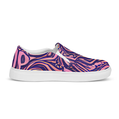 Women's Slip-On Canvas Shoes - Ethereal Etch