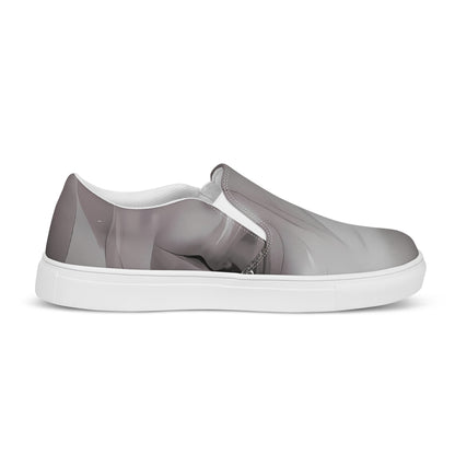 Women's Slip-On Canvas Shoes - Phantom Facescape