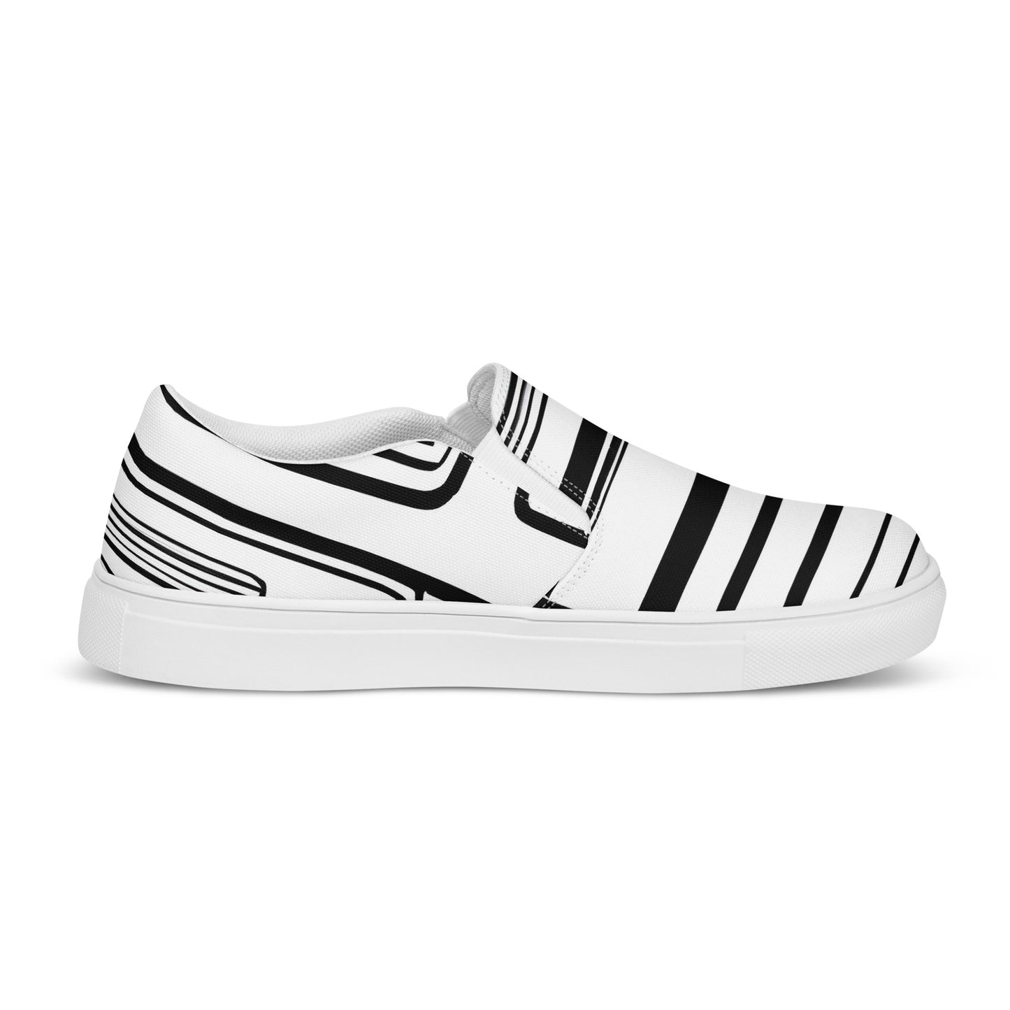 Women's Slip-On Canvas Shoes - Techno Echo