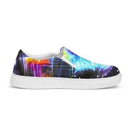Women's Slip-On Canvas Shoes - Hirschl's Vortex