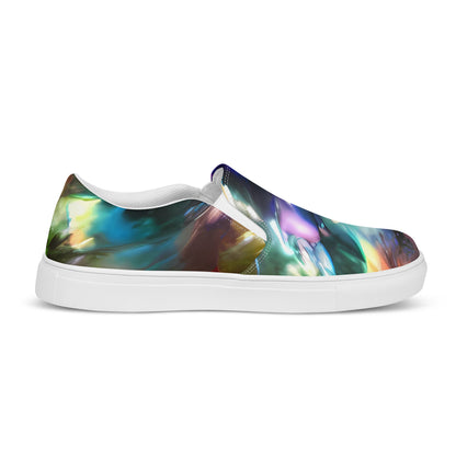 Women's Slip-On Canvas Shoes - Emilia's Nebula