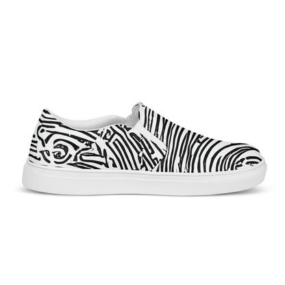 Women's Slip-On Canvas Shoes - Whirlpool Echoes