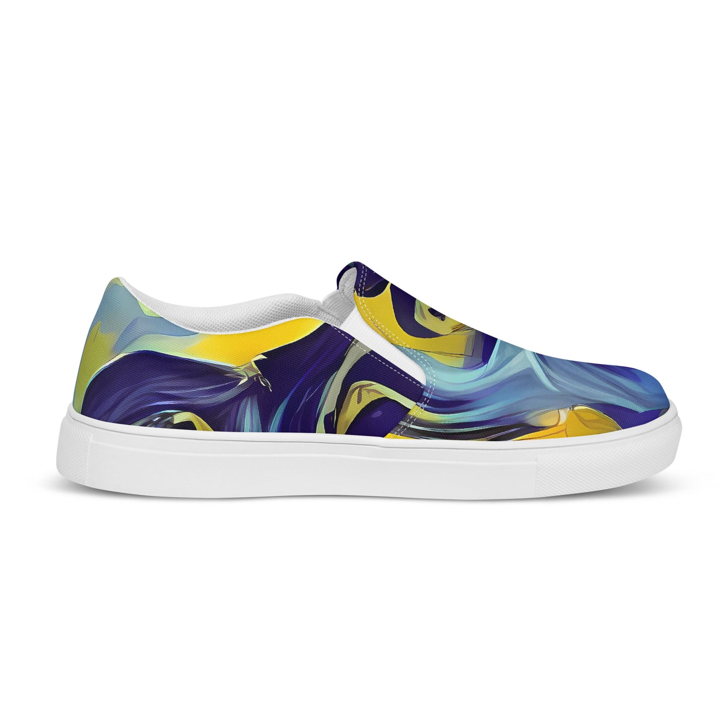 Women's Slip-On Canvas Shoes - Dynamic Doodles