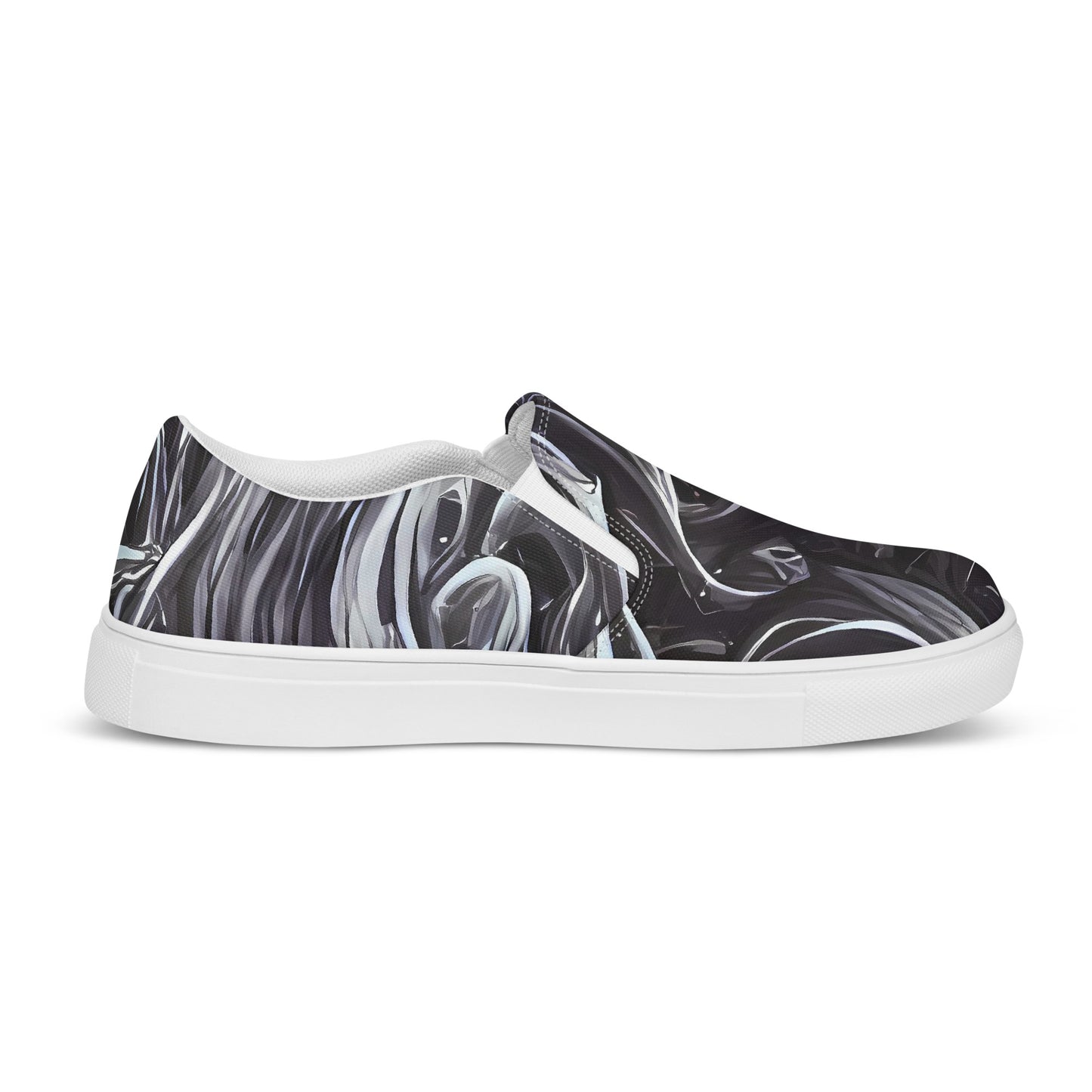 Women's Slip-On Canvas Shoes - Savrasov Swirls