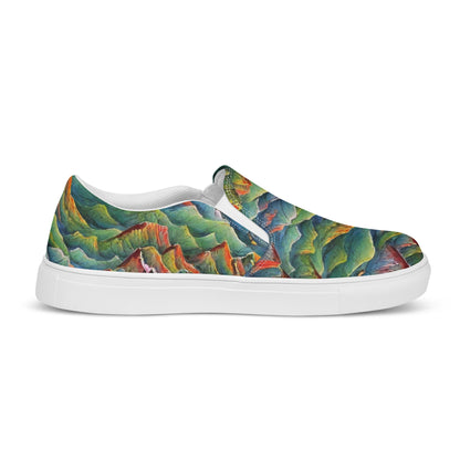 Women's Slip-On Canvas Shoes - Elysian Terrain