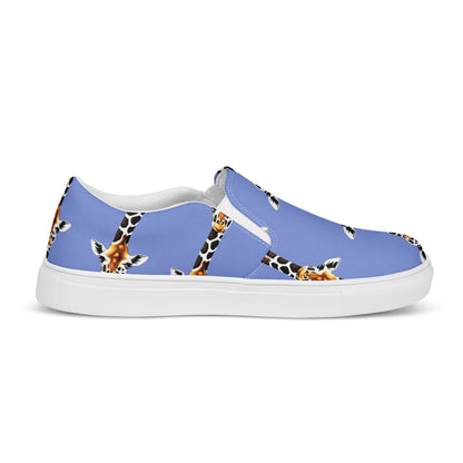 Women's Slip-On Canvas Shoes - Giraffe Glow