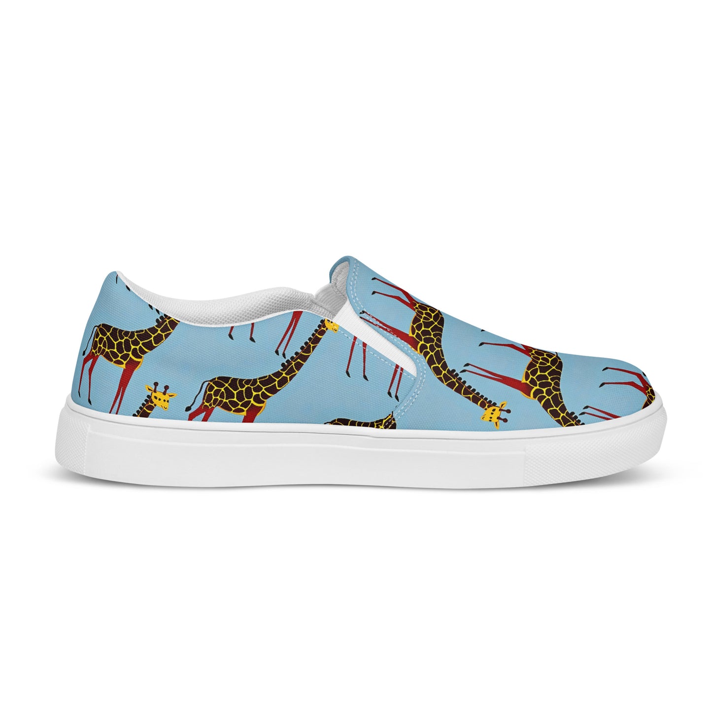 Women's Slip-On Canvas Shoes - Giraffe Groove