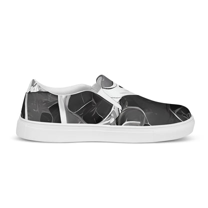 Women's Slip-On Canvas Shoes - Interstellar Chic