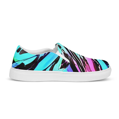Women's Slip-On Canvas Shoes - Gemstone Rush