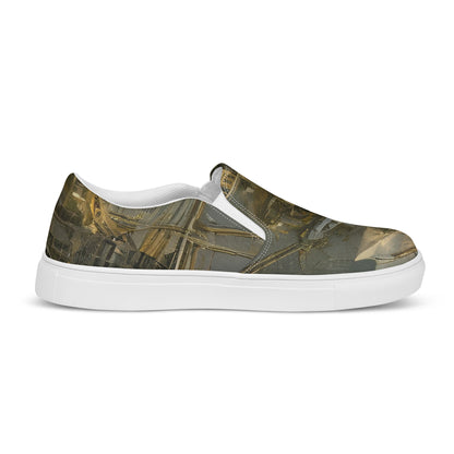Women's Slip-On Canvas Shoes - Ethereal Armada