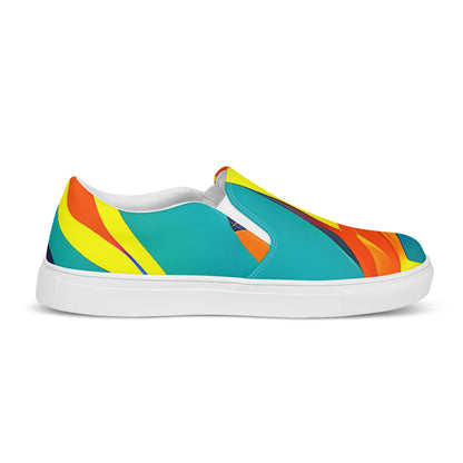 Women's Slip-On Canvas Shoes - Mythic Maelstrom