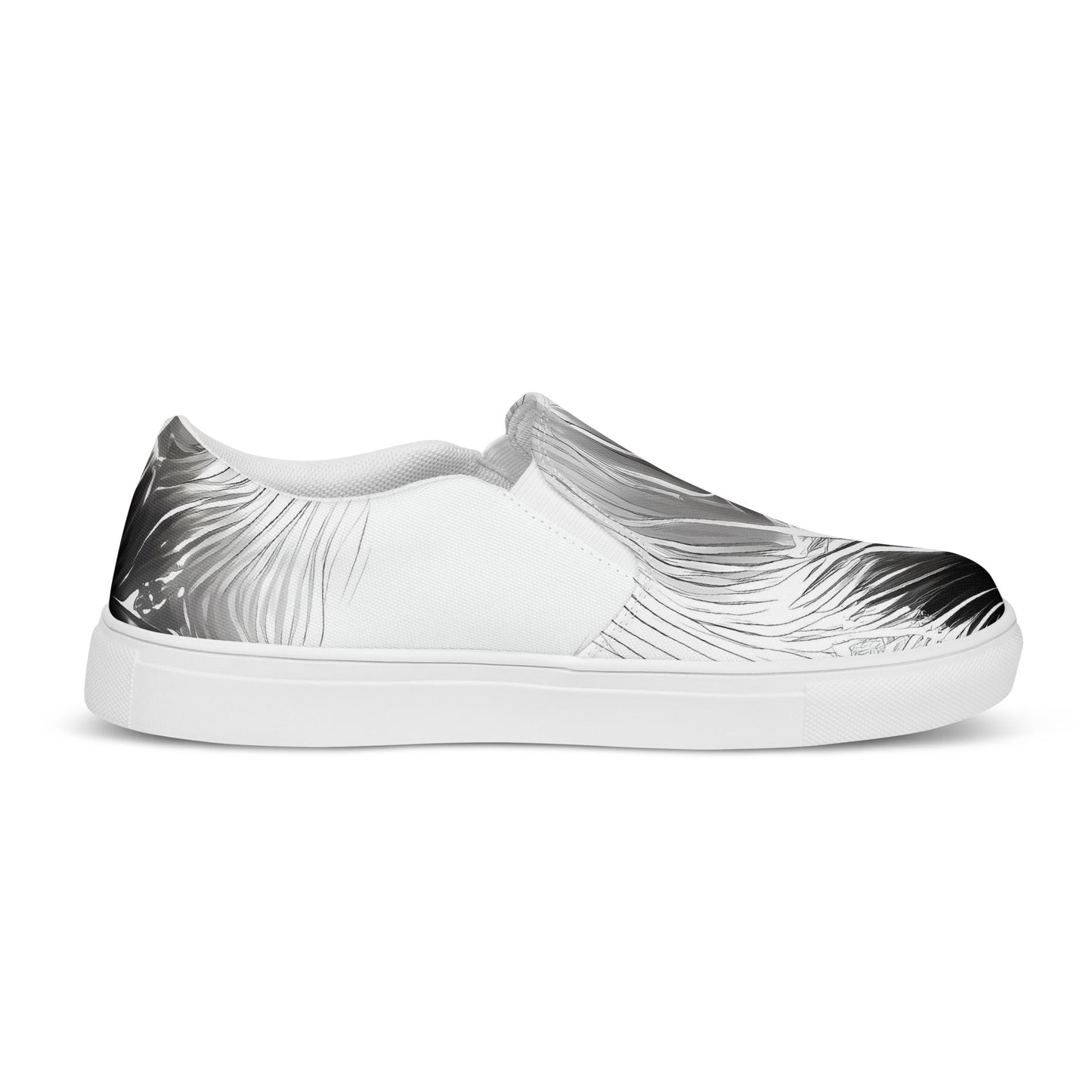 Women's Slip-On Canvas Shoes - Electric Nightfall