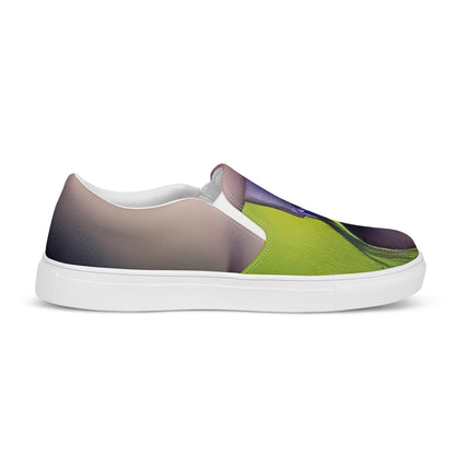 Women's Slip-On Canvas Shoes - Verdant Safari