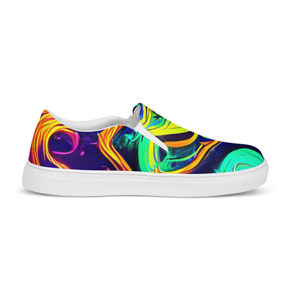 Women's Slip-On Canvas Shoes - Cheston Swirl