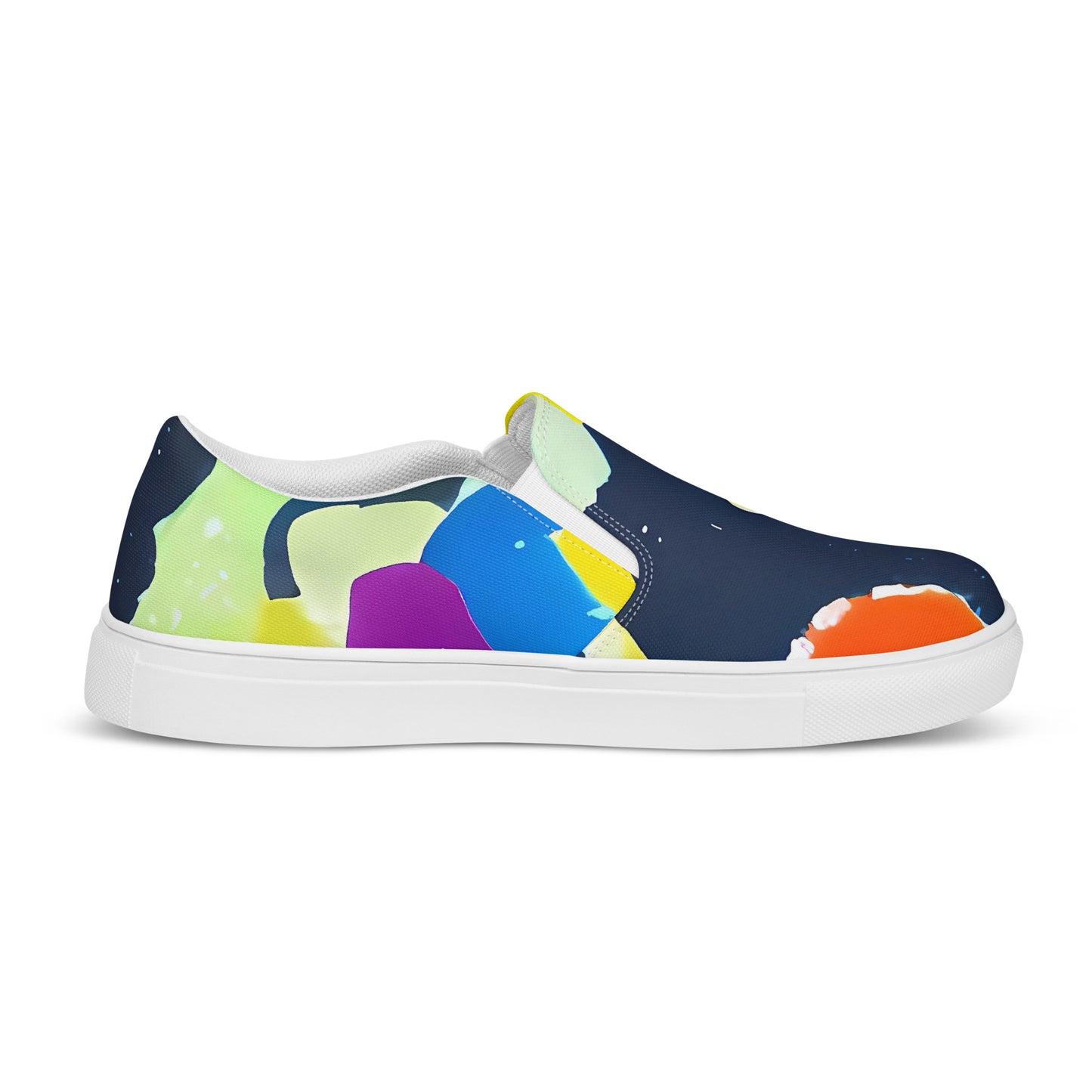Women's Slip-On Canvas Shoes - Kaleido Burst