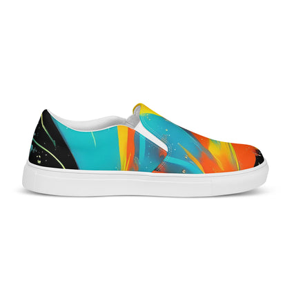 Women's Slip-On Canvas Shoes - Solar Swoosh